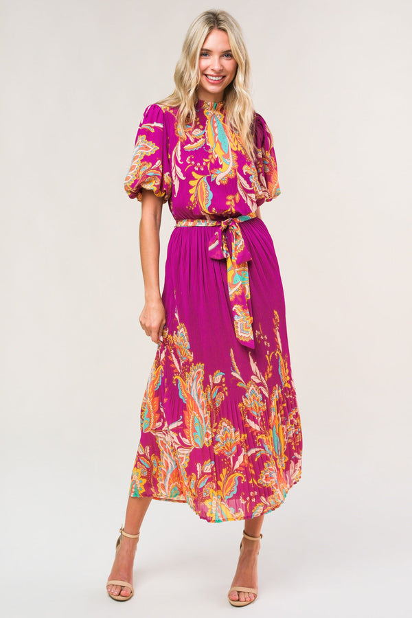 enchanted-to-meet-woven-midi-dress Flying Tomato-Sophia's StyleDRESSES-1